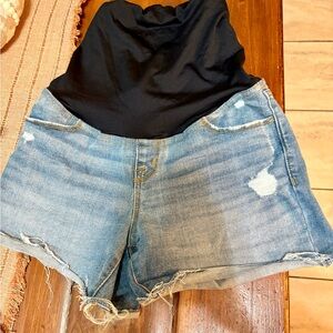 Isabel Maternity by Ingrid & Isabel Blue Jean Shorts